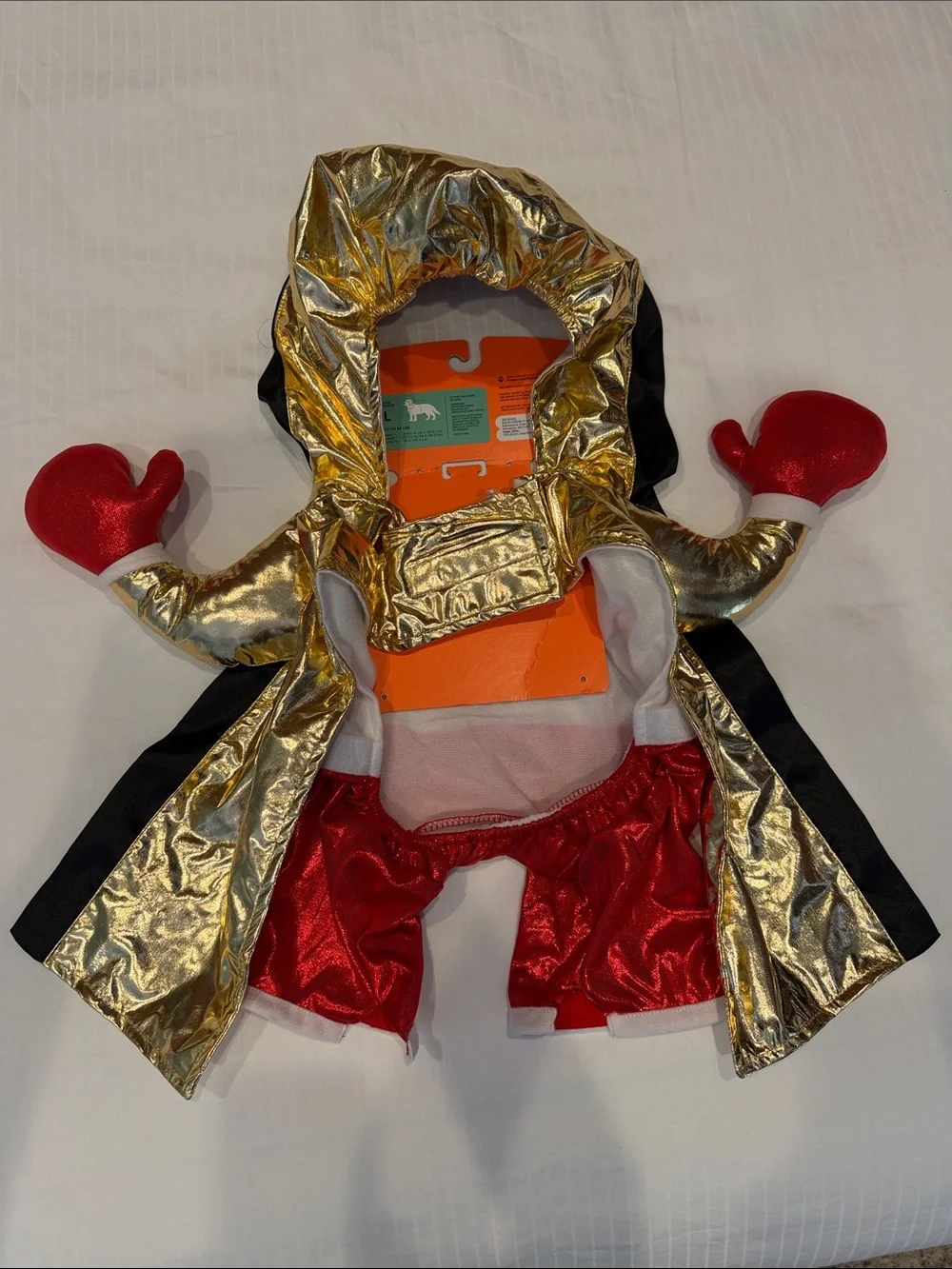 🥊🏆 NWT Boxing Champ Halloween Dog Costume - Lg - Boots and Barkley 🥊🏆